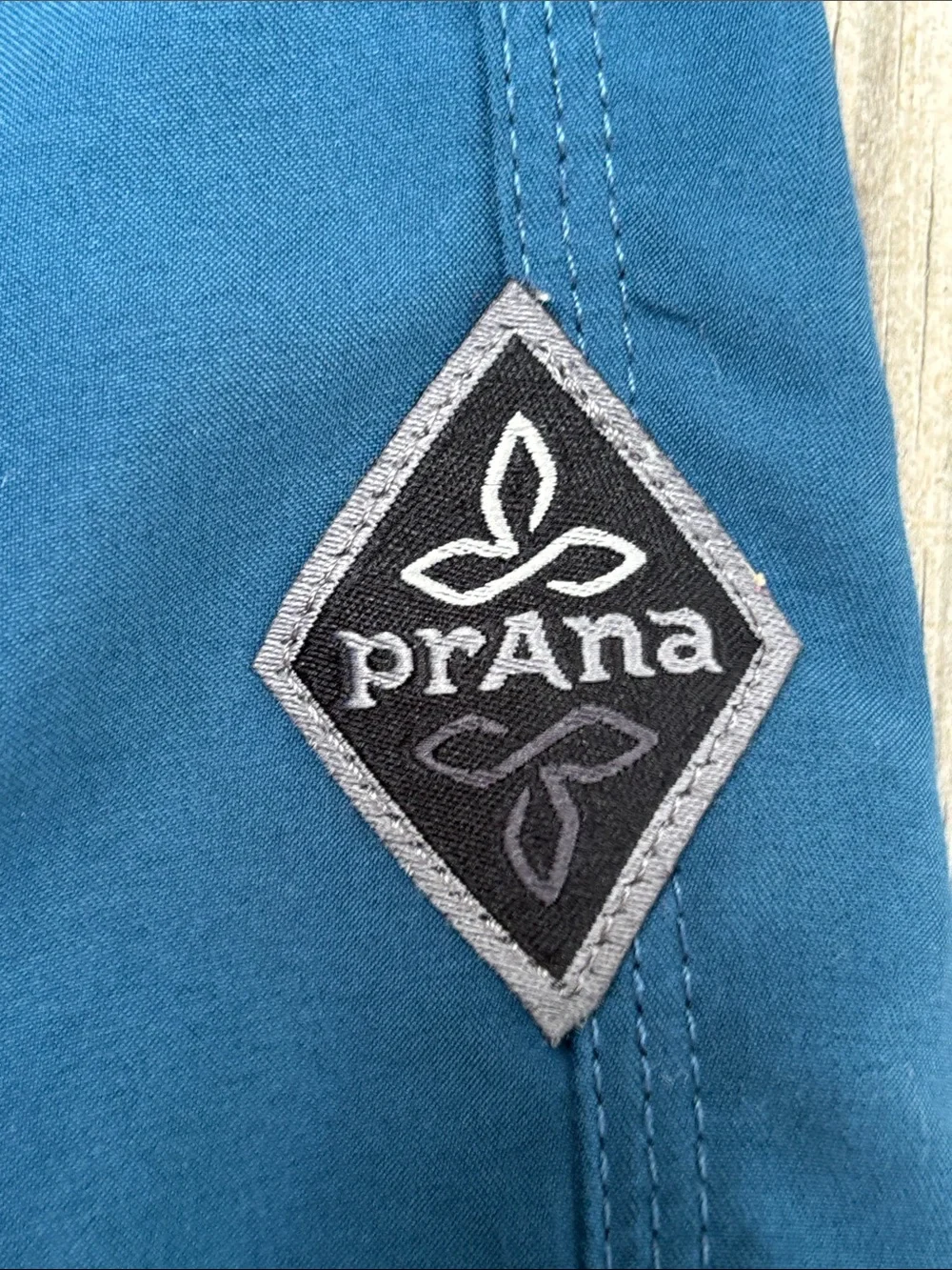 PRANA | Navy Mojo Durable Gorpcore Performance 90s Style Outdoor‎ Shorts Size XL